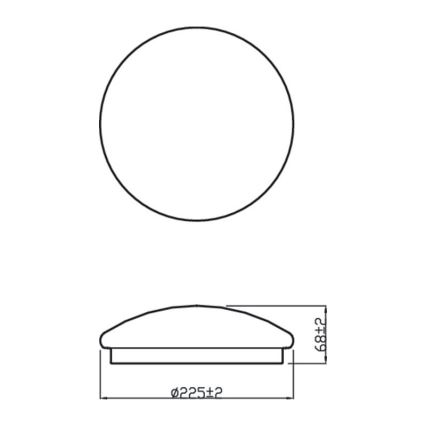 Philips - Стельовий LED світильник MOIRE CL200 LED/6W/230V
