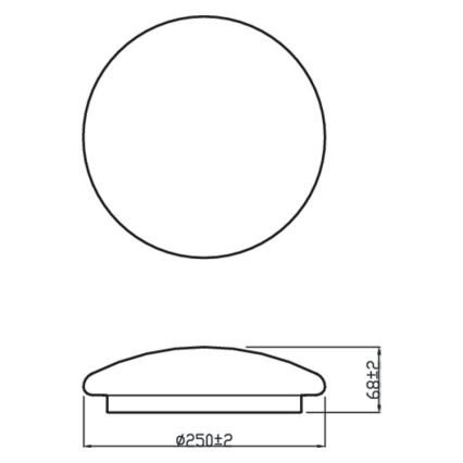 Philips - Стельовий LED світильник MOIRE LED/10W/230V