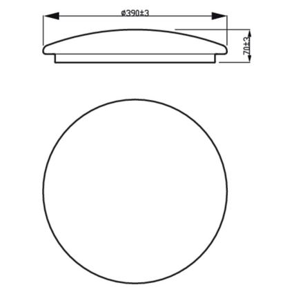 Philips - Стельовий LED світильник LED/20W/230V 4000K