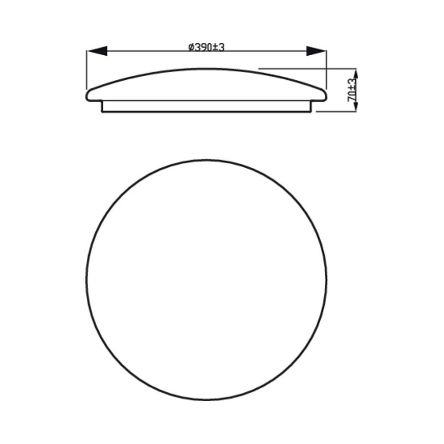Philips - Стельовий LED світильник LED/20W/230V 4000K