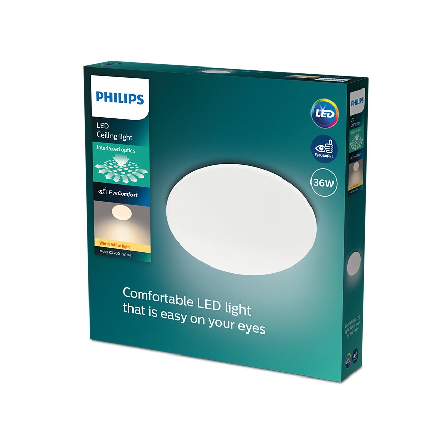 Philips - Стельовий LED світильник MOIRE LED/36W/230V 2700K