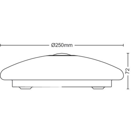 Philips - Стельовий LED світильник з датчиком MAUVE LED/6W/230V 4000K