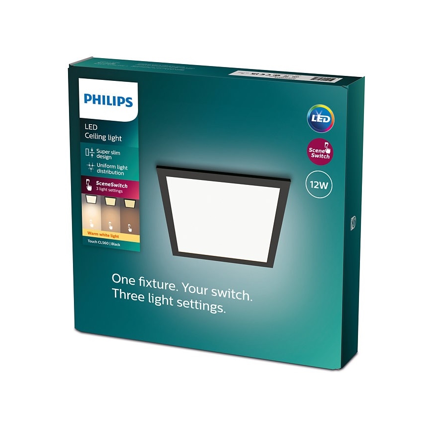 Philips - Стельовий LED світильник з регулюванням яскравості SCENE SWITCH LED/12W/230V 2700K