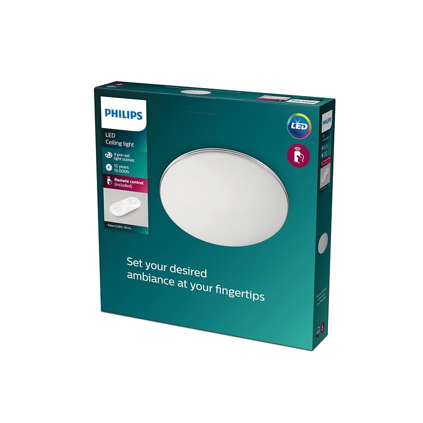 Philips -  Стельовий LED світильник з регулюванням яскравості LED/23W/230V 2700-6500K + ДК