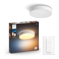 Philips - стельовий світильник Hue LED/19,2W/230V 2200-6500K, з регульованою яскравістю, діам. 381 мм, білий + пульт дистанційного керування