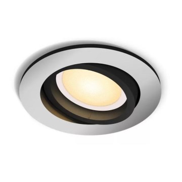 Philips - Стельовий вбудований LED світильник з регулюванням яскравості Hue MILLISKIN 1xGU10/4,2W/230V 2200-6500K