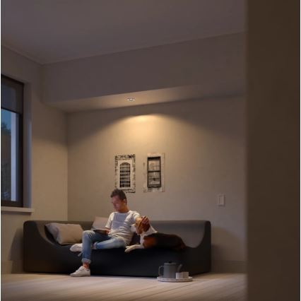 Philips - Стельовий вбудований LED світильник з регулюванням яскравості Hue MILLISKIN 1xGU10/4,2W/230V 2200-6500K білий