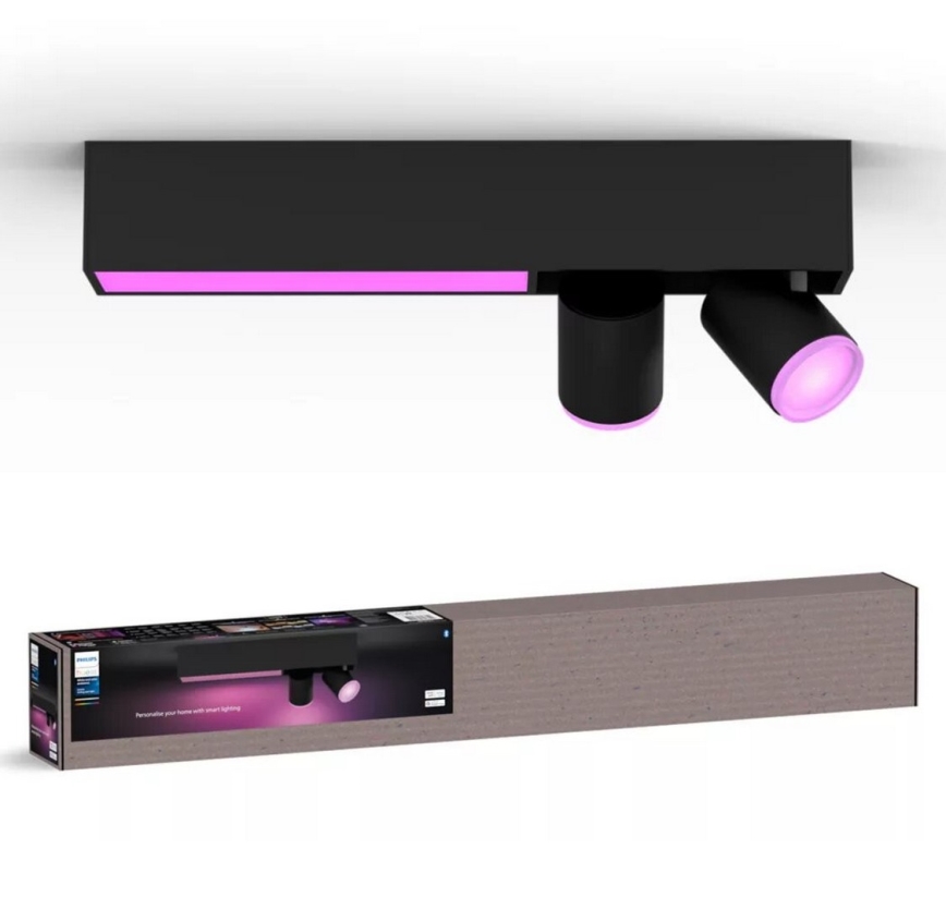 Philips - Светильник точечный светодиодный RGBW с диммером Hue CENTRIS 2xGU10/4,2W/230V + LED/11W 2000-6500K