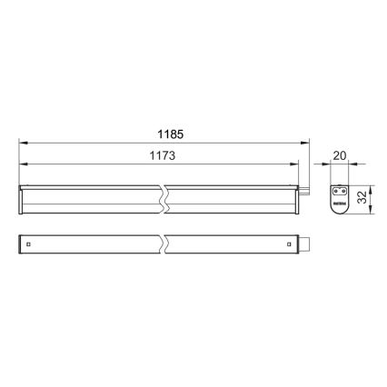 Philips - Светодиодная лампа для подсветки кухонной столешницы PROJECTLINE LED/13W/230V 3000/4000/6500K