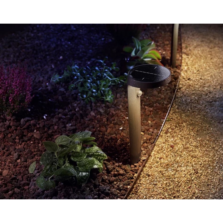 Philips - Светодиодная лампа на солнечной батарее с датчиком LED/1,2W/4V 3000K IP44