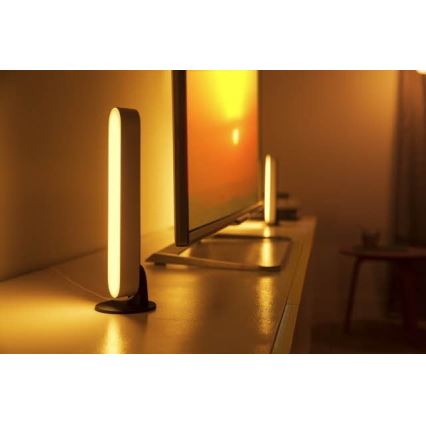 Philips - Светодиодная настольная RGB-лампа с регулированием яркости Hue PLAY LED/6W/230V белый