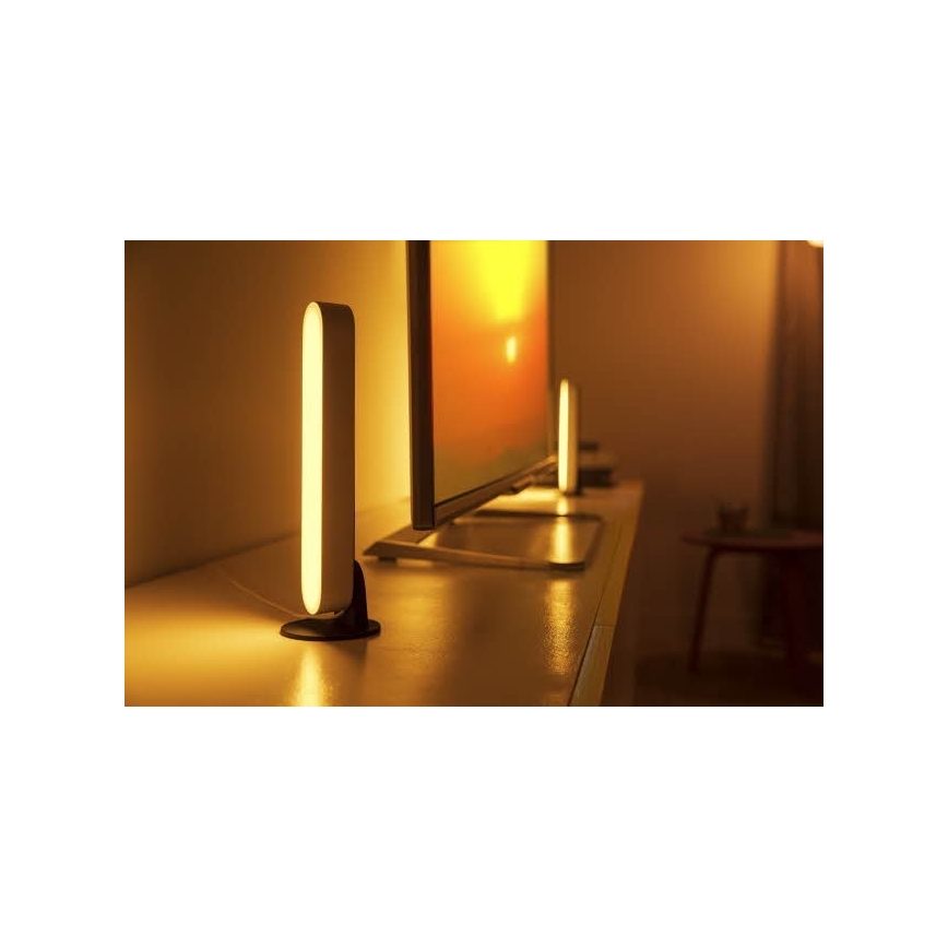 Philips - Светодиодная настольная RGB-лампа с регулированием яркости Hue PLAY LED/6W/230V белый