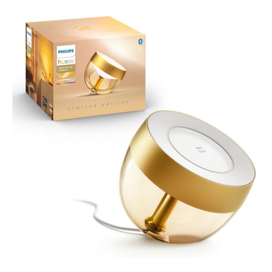 Philips - Светодиодная настольная RGB-лампа с регулированием яркости Hue IRIS LED/8,2W/230V 2000-6500K золотой