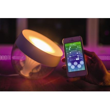 Philips - Светодиодная настольная RGB-лампа с регулированием яркости Hue IRIS LED/8,2W/230V 2000-6500K белый