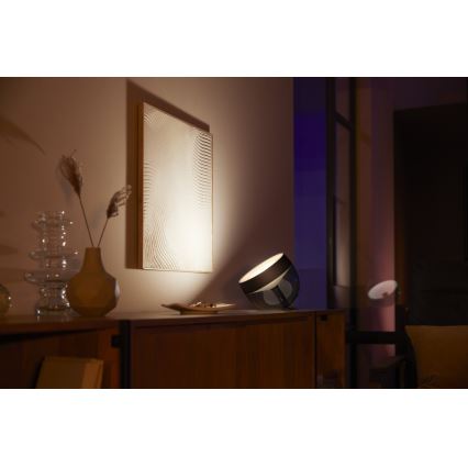Philips - Светодиодная настольная RGB-лампа с регулированием яркости Hue IRIS LED/8,2W/230V 2000-6500K черный