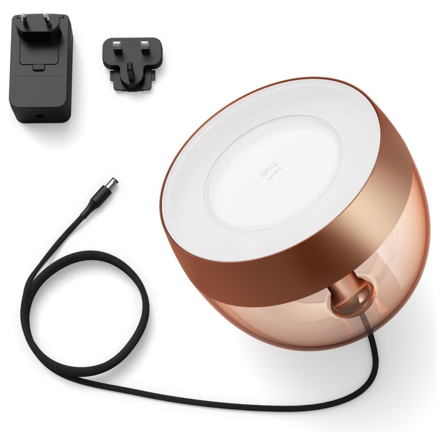 Philips - Светодиодная настольная RGB-лампа с регулированием яркости Hue IRIS LED/8,2W/230V 2000-6500K медь