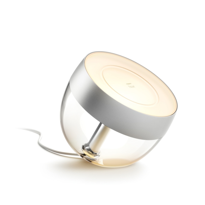 Philips - Светодиодная настольная RGB-лампа с регулированием яркости Hue IRIS LED/8,2W/230V 2000-6500K серебряный