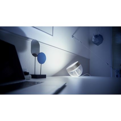 Philips - Светодиодная настольная RGB-лампа с регулированием яркости Hue IRIS LED/8,2W/230V 2000-6500K серебряный