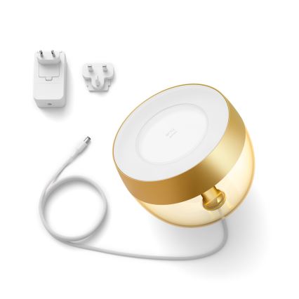 Philips - Светодиодная настольная RGB-лампа с регулированием яркости Hue IRIS LED/8,2W/230V 2000-6500K золотой