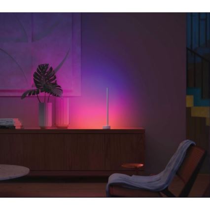 Philips - Светодиодная настольная RGB-лампа с регулированием яркости Hue SIGNE LED/12W/230V 2000-6500K белый