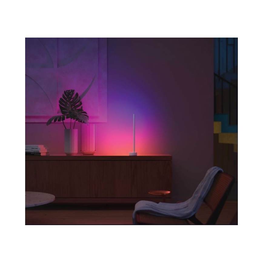 Philips - Светодиодная настольная RGB-лампа с регулированием яркости Hue SIGNE LED/12W/230V 2000-6500K белый