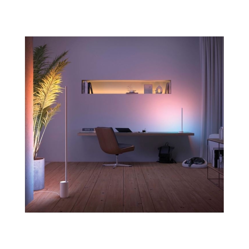Philips - Светодиодная настольная RGB-лампа с регулированием яркости Hue SIGNE LED/12W/230V 2000-6500K белый