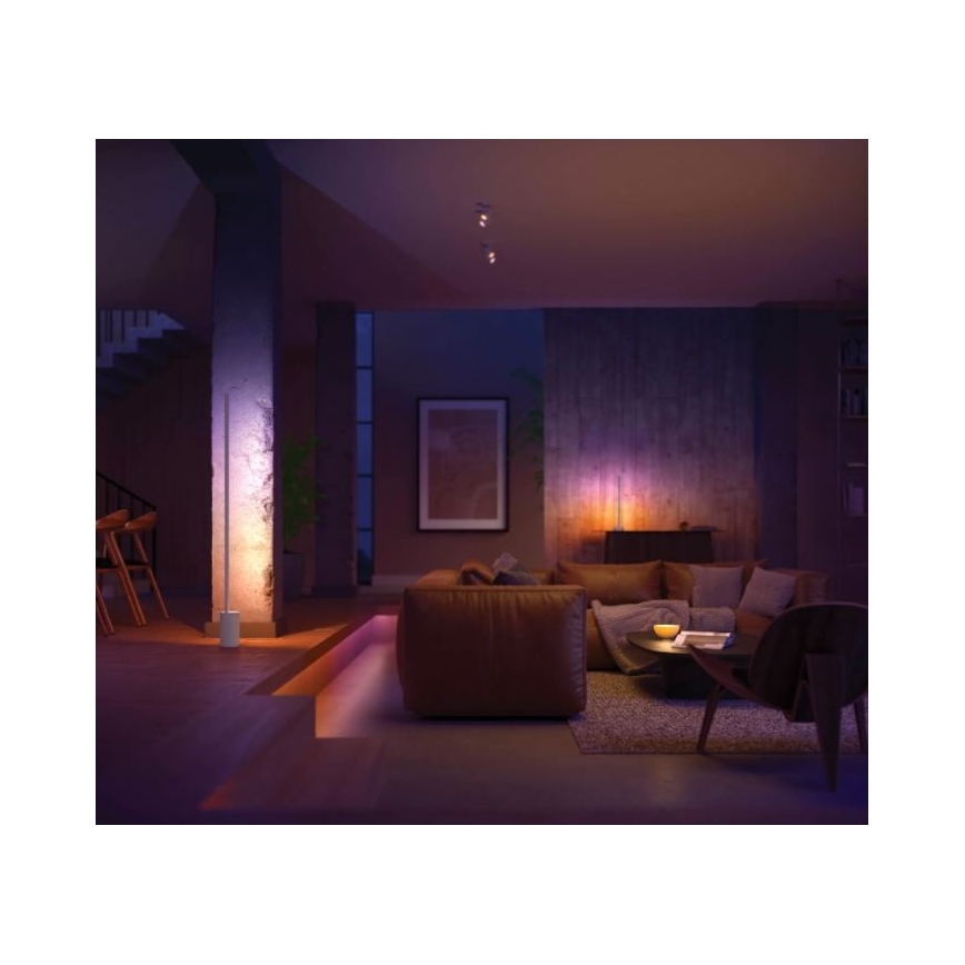 Philips - Светодиодная настольная RGB-лампа с регулированием яркости Hue SIGNE LED/12W/230V 2000-6500K белый