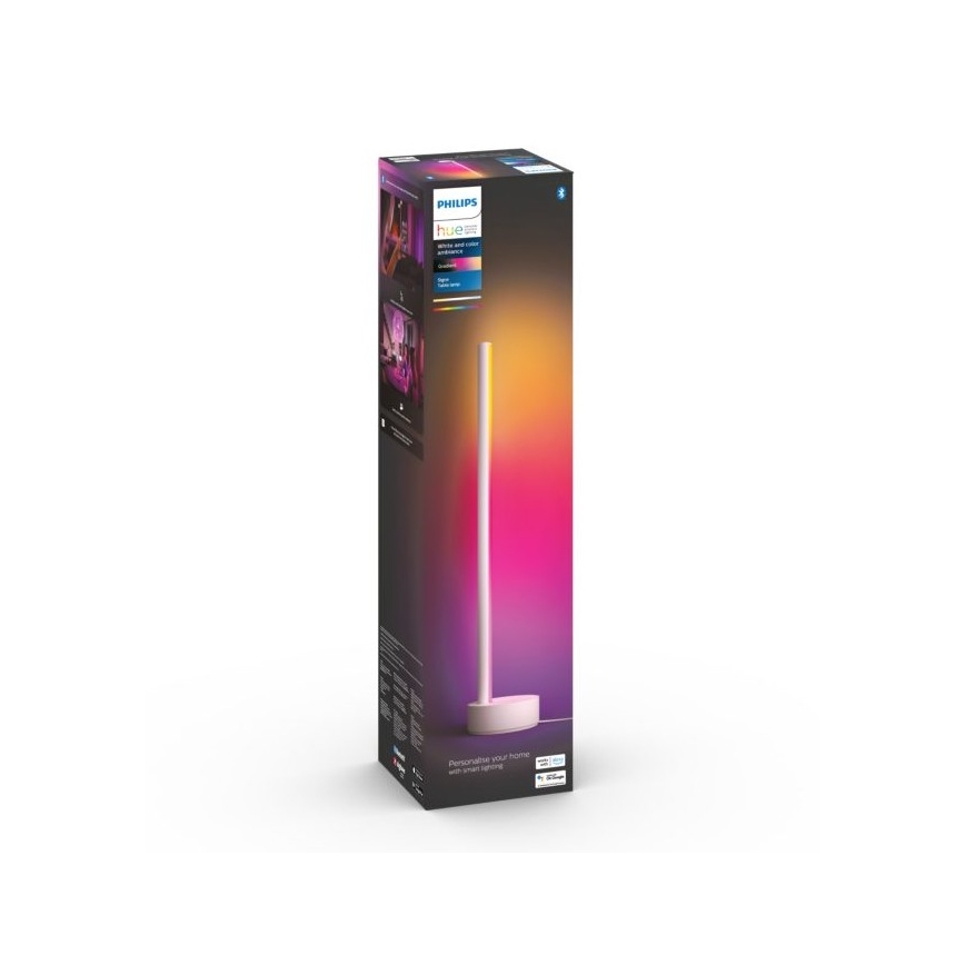 Philips - Светодиодная настольная RGB-лампа с регулированием яркости Hue SIGNE LED/12W/230V 2000-6500K белый