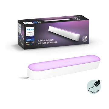 Philips - Светодиодная настольная RGB-лампа с регулированием яркости Hue PLAY LED/6W/230V белый