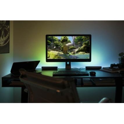 Philips - Светодиодная настольная RGB-лампа с регулированием яркости Hue PLAY LED/6W/230V