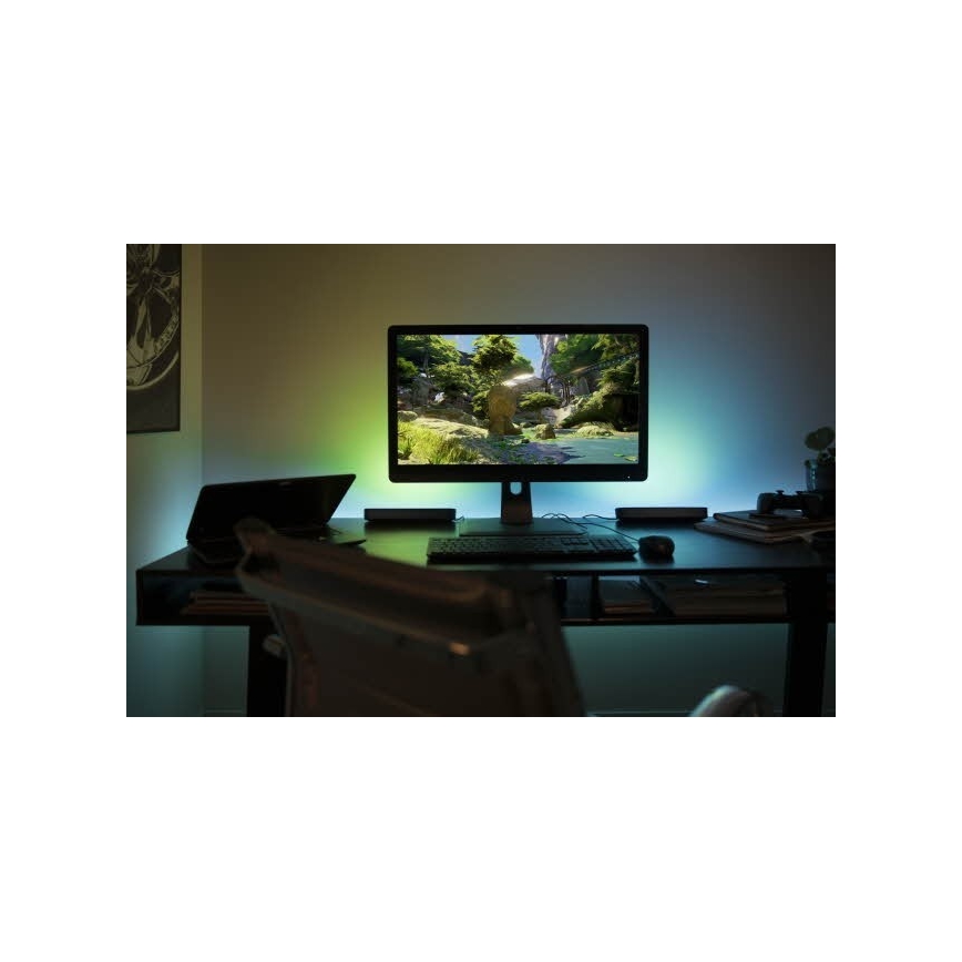 Philips - Светодиодная настольная RGB-лампа с регулированием яркости Hue PLAY LED/6W/230V