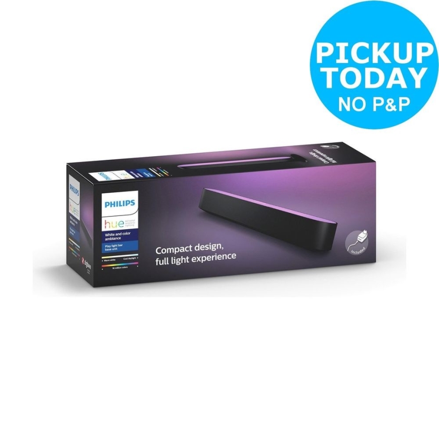Philips - Светодиодная настольная RGB-лампа с регулированием яркости Hue PLAY LED/6W/230V