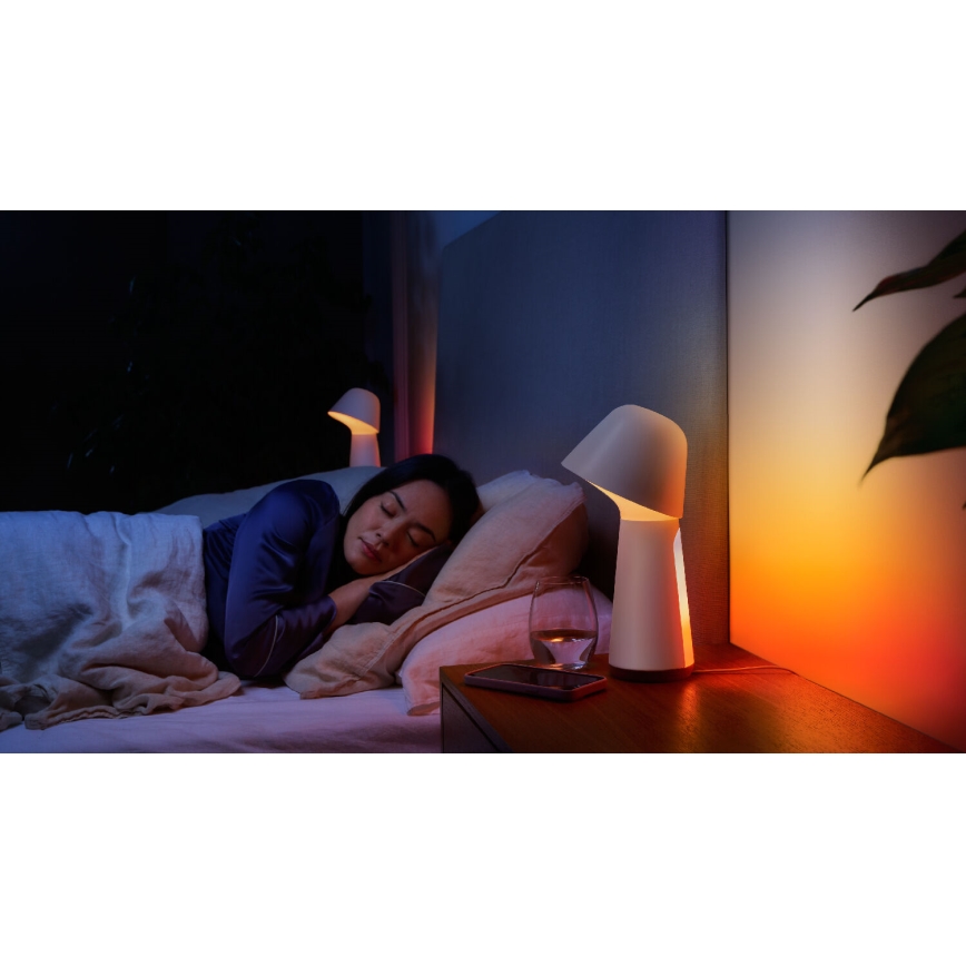 Philips - Светодиодная настольная RGBW-лампа с регулированием яркости Hue TWILIGHT LED/13,4W/230V 2000-6500K