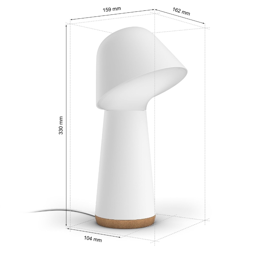 Philips - Светодиодная настольная RGBW-лампа с регулированием яркости Hue TWILIGHT LED/13,4W/230V 2000-6500K