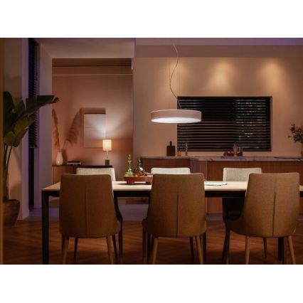 Philips - Светодиодная подвесная люстра с регулированием яркости Hue LED/33,5W/230V 2200-6500K белый + дистанционное управление