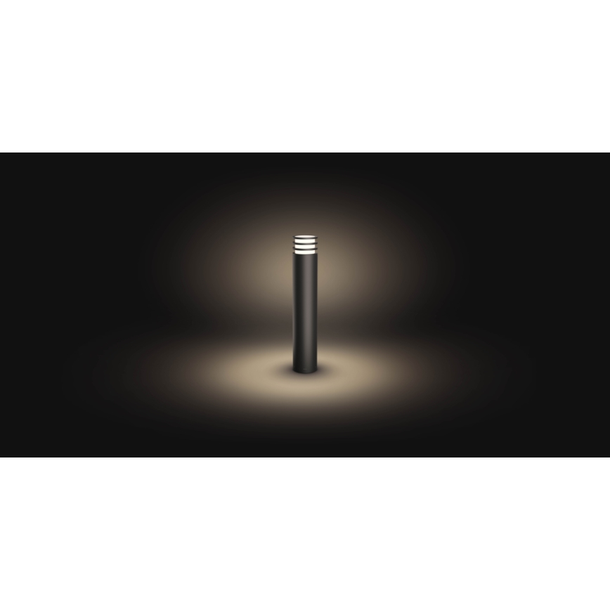Philips - Светодиодная RGB диммируемая уличная лампа Hue LUCCA 1xE27/8,1Вт/230В 77 см 1000-20000К IP44