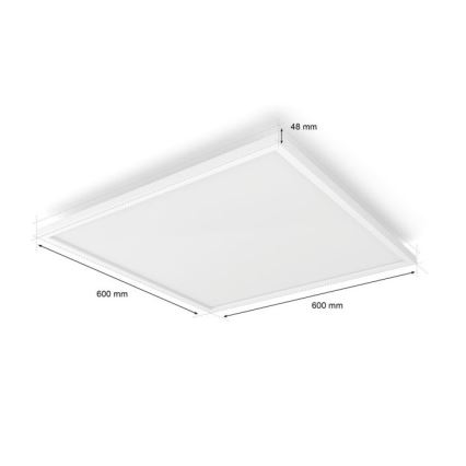 Philips - Светодиодная RGB-панель с регулированием яркости Hue White And Color Ambiance LED/60W/230V 2000-6500K