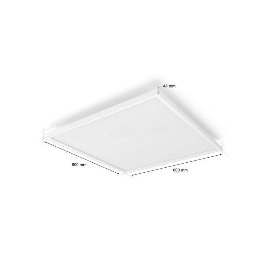 Philips - Светодиодная RGB-панель с регулированием яркости Hue White And Color Ambiance LED/60W/230V 2000-6500K