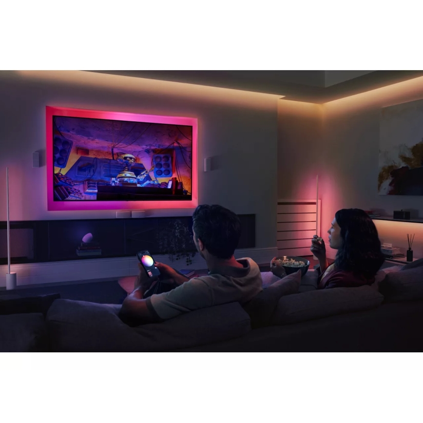 Philips - светодиодная RGBW лента Hue FLUX, диммируемая, 4 м, 16 Вт, 230 В, 2200–6500 К