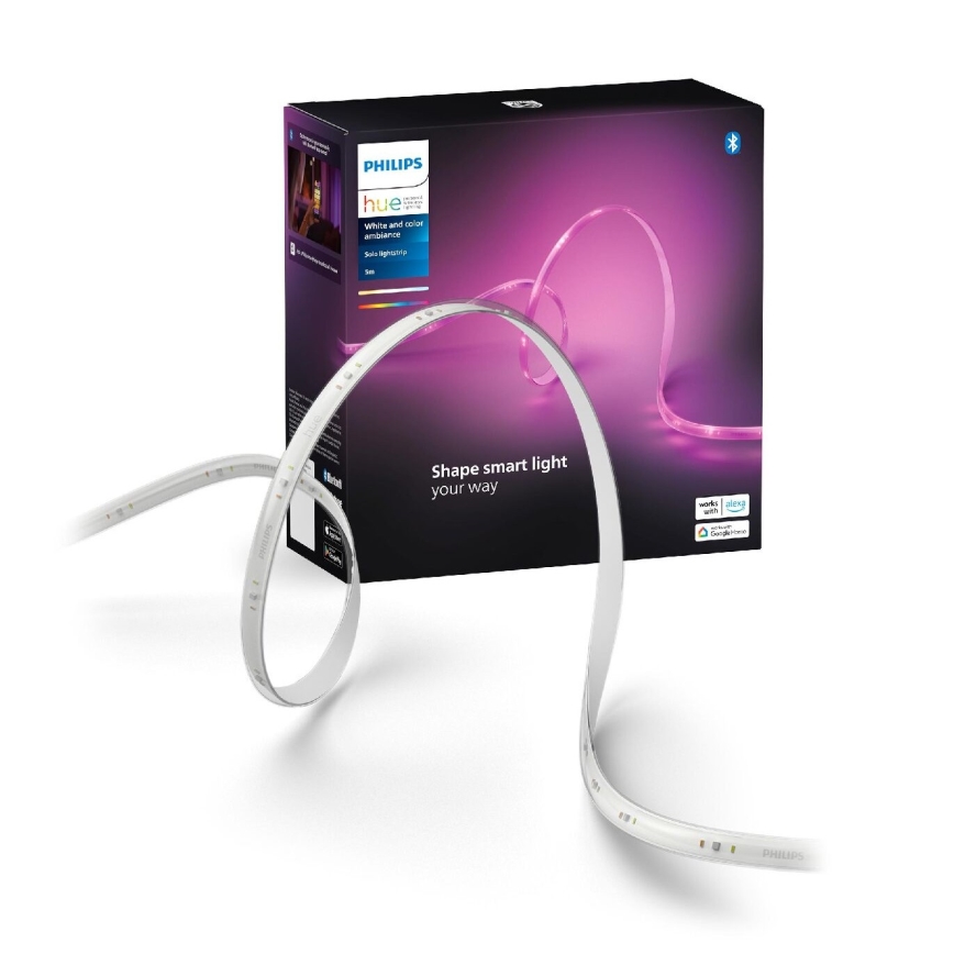 Philips - Светодиодная RGBW-лента с регулированием яркости Hue WHITE AND COLOR AMBIANCE 5 м LED/20W/230V 2000-6500K