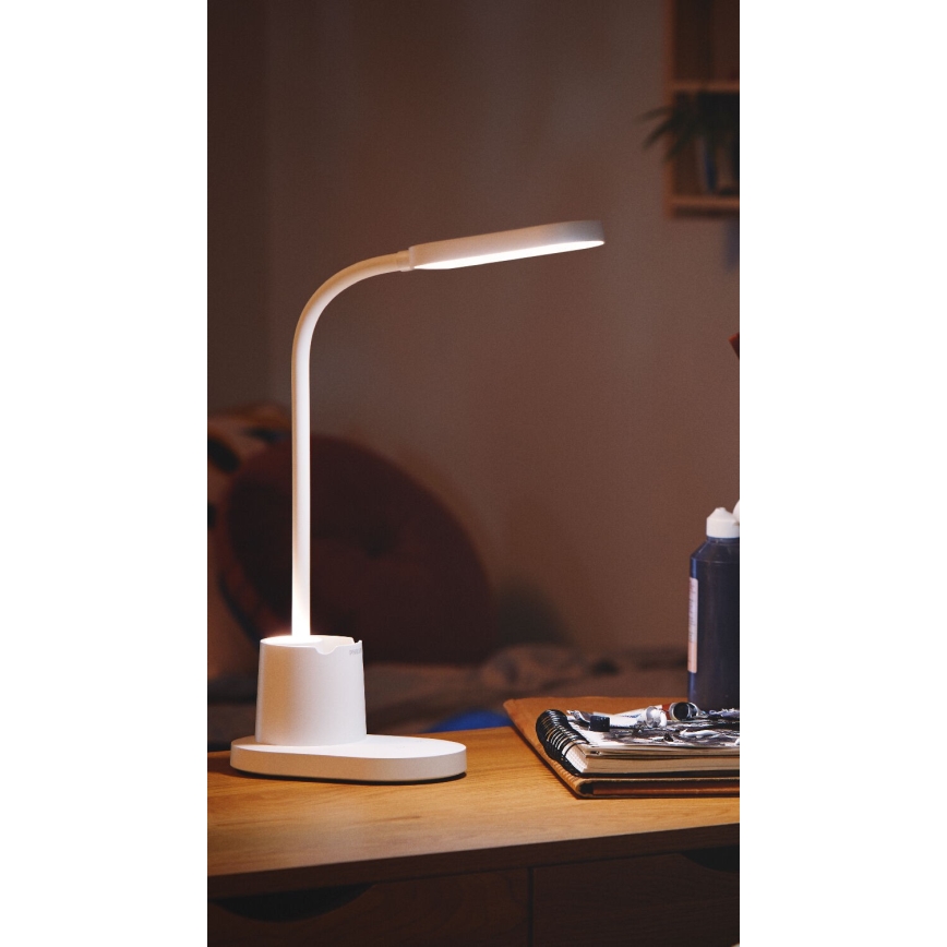 Philips - Светодиодная сенсорная настольная лампа с регулированием яркости BUCKET LED/7W/5V 3000/4000/5700K CRI 90