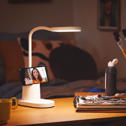Philips - Светодиодная сенсорная настольная лампа с регулированием яркости BUCKET LED/7W/5V 3000/4000/5700K CRI 90
