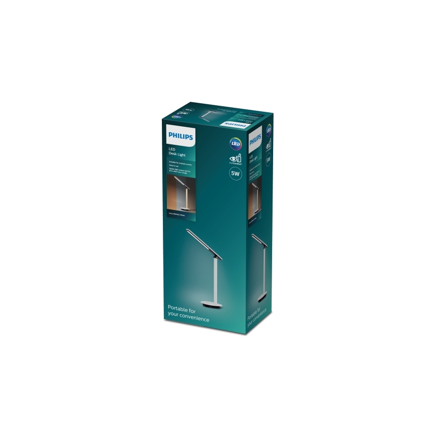 Philips - Светодиодная сенсорная настольная лампа с регулированием яркости ROCK LED/5W/5V 1800mAh