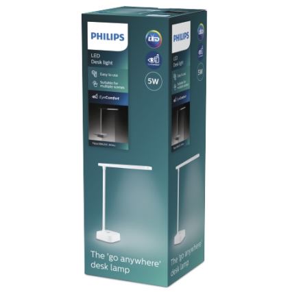 Philips - Светодиодная сенсорная настольная лампа с регулированием яркости TILPA LED/5W/5V 1800 mAh