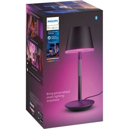 Philips - Светодиодная уличная сенсорная RGBW-лампа с регулированием яркости Hue GO LED/6,2W/230V 2000-6500K IP54