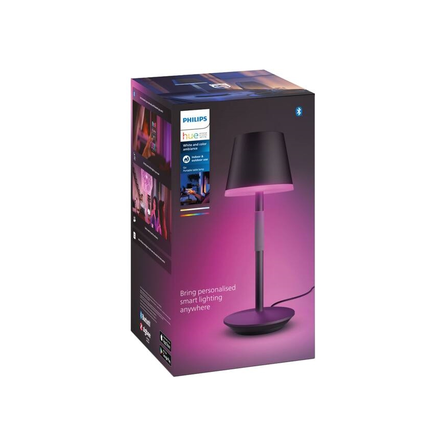 Philips - Светодиодная уличная сенсорная RGBW-лампа с регулированием яркости Hue GO LED/6,2W/230V 2000-6500K IP54
