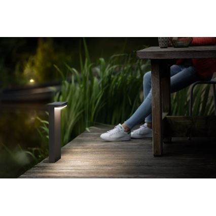 Philips - Светодиодная уличная лампа BUSTAN LED/3,8W/230V 2700K 40 см IP44