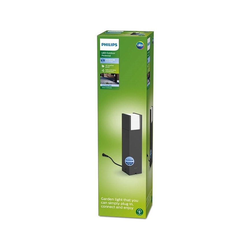 Philips - Светодиодная уличная лампа LED/6W/12V 4000K 2700K IP44