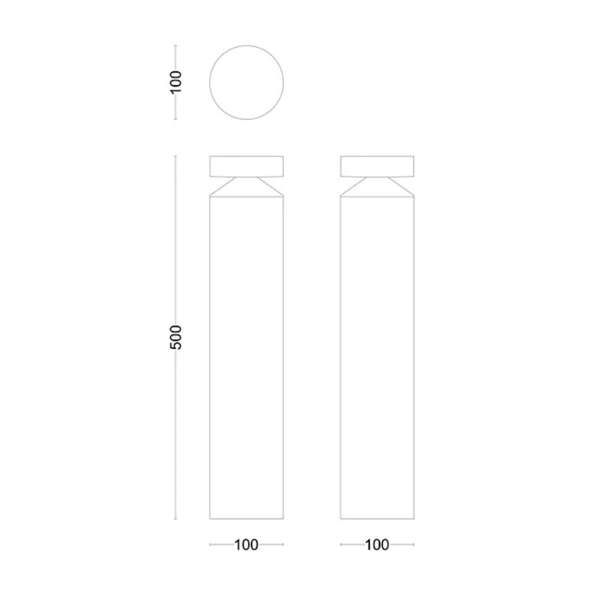 Philips - Светодиодная уличная лампа LAVEN LED/6W/230V 2700K IP44