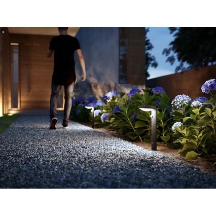 Philips - Светодиодная уличная лампа с датчиком LED/9W/230V 4000K IP44